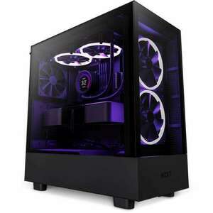 Imperium Core i7 SUPER PRO RTX PC (i7-14700KF, B760TUF, 32GB DDR5 RAM, 2TB SSD, RTX 4070S, NZXT H5 Elite, 750W) black ZoomFlow v14.3 gamer számítógép kép