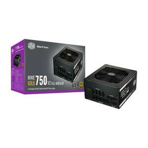 Cooler Master 750W MWE Gold 750 V2 ATX 3.0 80+ Gold Tápegység (MPE-7501-AFAAG-3EU) kép