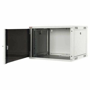 Lande LN-EUBOX07U5445-LG-1 EURObox 19" 7U 540x450 szürke fali rack szekrény kép