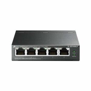 TP-LINK TL-SG1005LP 5-Port Gigabit Desktop Switch with 4-Port PoE+ kép