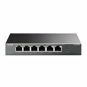 TP-LINK TL-SF1006P 6-Port 10/100Mbps Desktop PoE Switch with 4-Port PoE+ kép