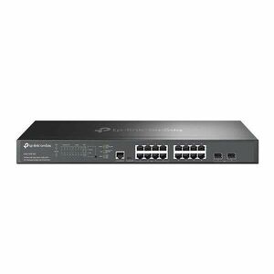 TP-LINK Switch 16x2.5Gbps(8xPOE+) + 2x10G SFP+ + 1xkonzol port + 1xMicro-USB port, Menedzselhető Rackes, SG3218XP-M2 kép