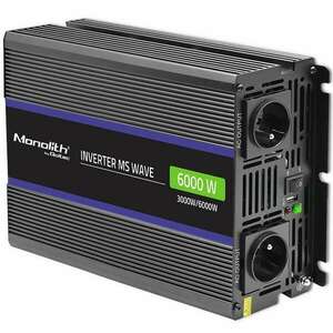 Qoltec Monolith 51929 Autós inverter (12V / 3000W) (51929) kép