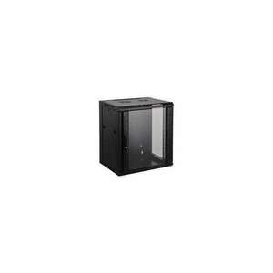 Manhattan Rackszekrény - 19" fali kivitel (6U, 370 (h) x 570 (w) x 450 (d) mm, Flatpack, Fekete) kép