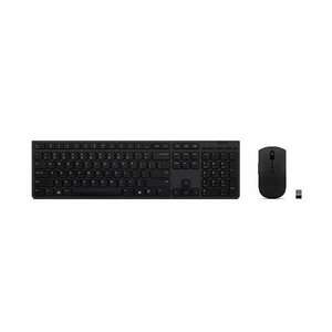 Lenovo 4X31K03968 billentyűzet Egér mellékelve RF vezeték nélküli + Bluetooth Amerikai angol Szürke (4X31K03968) kép