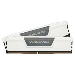 Corsair 32GB / 6000 Vengeance White (Intel XMP) DDR5 RAM KIT (2x16GB) (CMK32GX5M2D6000C36W) kép