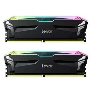 Lexar 16GB / 3600 ARES RGB Black DDR4 RAM KIT (2x8GB) (LD4BU008G-R3600GDLA) kép