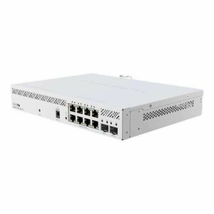 MIKROTIK Cloud Smart Switch 8x1000Mbps + 2x10000Mbps SFP+, Menedzselhető, Rackes - CSS610-8P-2S+IN kép