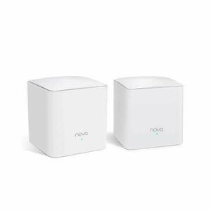 Tenda Mesh WiFi AC1200 - Nova MW5S (2pack; 300Mbps 2, 4GHz + 867Mbps 5GHz; 2port 1Gbps; 1port 100Mbps secondary) kép