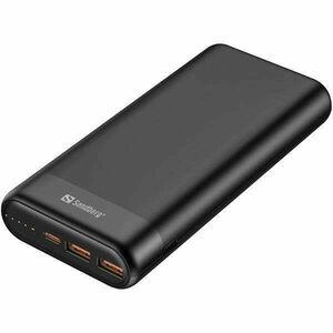 Sandberg Akkubank - Powerbank 20000 PD65W+2xQC3.0 (Bemenet: USB-C, Kimenet: 2xUSB-A+USB-C) kép