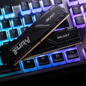 Kingston 64GB/3200MHz DDR-4 (Kit of 2) FURY Beast Black (KF432C16BBK2/64) memória kép