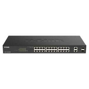 D-LINK Switch 24x1000Mbps (24xPOE) + 2xGigabit kombó SFP Fémházas Menedzselhető Rackes, DGS-1100-26MPV2/E kép