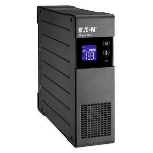 EATON szünetmentes 650VA, ELP650DIN (4 Schuko kimenet, line-interaktív, LCD, USB, szoftver, AVR, rack/torony) kép