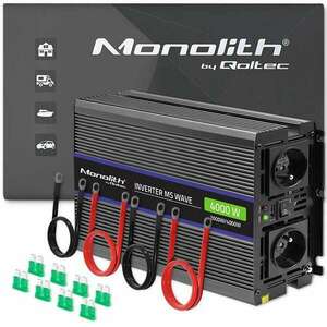 Qoltec Monolith 51928 Autós inverter (12V / 2000W) kép