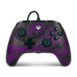 PowerA Advantage Wired, Xbox Series X|S, Xbox One, PC, Purple Camo, Vezetékes kontroller kép