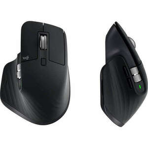 Logitech Egér - MX Master 3S (Vezeték nélküli, USB, Lézer, 8000 dpi, Fekete) kép