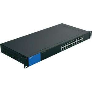 Linksys SMB LGS124P 24port POE+ 10/100/1000Mbps LAN nem menedzselhető Switch kép