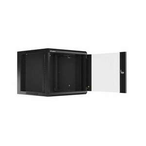 Lanberg WFFA-5609-10B 19" Fali rack szekrény 9U 570x600mm - Fekete kép