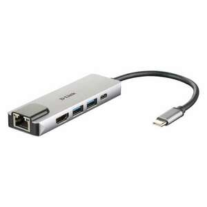 D-Link DUB-M520 3 portos USB HUB + HDMI + Ethernet kép