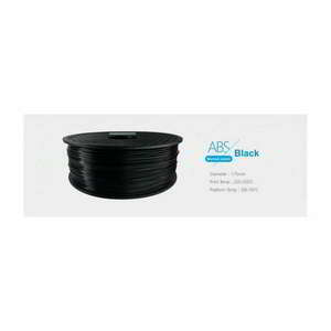 3D Filament ABS 1, 75mm 1 kg - Fekete kép