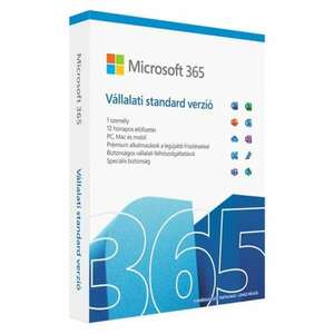 MICROSOFT 365 Vállalati Standard verzió (Business Standard) 1Y Win/MAC HUN FPP BOX Doboz P8 kép