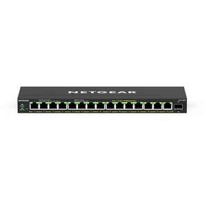 Netgear 16 port PoE+ Gigabit Ethernet + 1 port SFP Switch (GS316EPP-100PES) kép