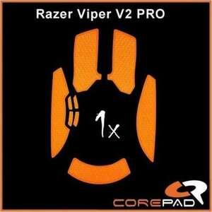 Corepad Soft Grips, Razer Viper V2 PRO Wireless, Narancssárga egérbevonat kép