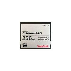 256GB Compact Flash Sandisk CFast 2.0 Extreme Pro (SDCFSP-256G-G46D / 173445) kép