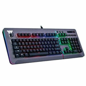 Thermaltake KB-LVT-SSSRUS-01 billentyűzet USB QWERTY Angol Ezüst kép