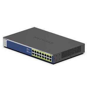 NETGEAR GS516PP (unmanaged) Gigabit Ethernet (10/100/1000) Ethernet-áramellátás (PoE) Kék, Szürke kép