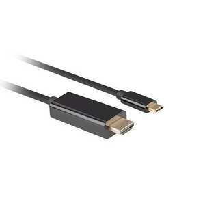 Lanberg CA-CMHD-10CU-0010-BK video átalakító kábel 1 M USB C-típus HDMI Fekete kép