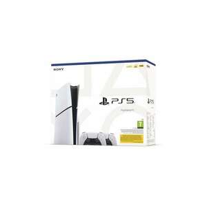 Sony PlayStation 5 konzol (modellcsoport – slim) 2db fehér DualSense kontrolleres kiszerelés (PS711000042064) (PS711000042064) kép