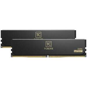 TeamGroup 32GB / 6400 T-Create Expert DDR5 RAM KIT (2x16GB) - Fekete (CTCED532G6400HC40BDC01) kép