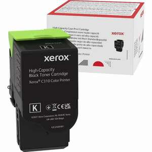 Xerox C310 Black High Capacity Toner Cartridge (8000 pages) festékkazetta 1 dB Eredeti Fekete (006R04364) kép