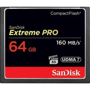 SanDisk 64GB Extreme Pro CF 160MB/s memóriakártya CompactFlash kép