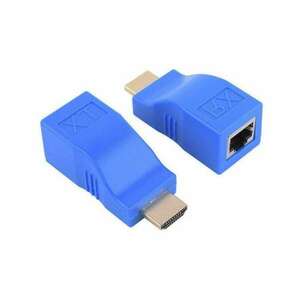 HDMI hosszabbító adapter, Cat6/6e UTP Ethernet kábelen keresztül, akár 15m-ig kép