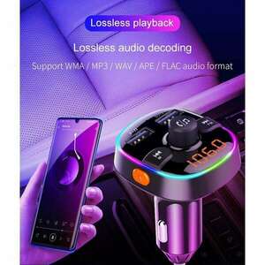 Adókészülék FM MP3 bluetooth 5.0 + kártya TF olvasó + 2xUSB QC3.0 BC52L kép