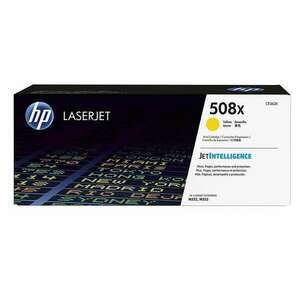 HP 508X LaserJet M552dn, M553dn, n, x, M577c, dn, f (9500 old.) sárga eredeti toner kép