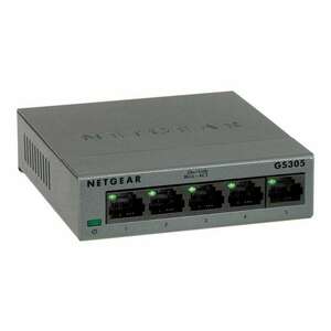 Netgear GS305 v3 5-Port Gigabit Desktop Switch Metal 300-SERIES Switch kép