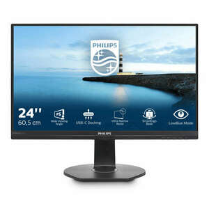 Philips 241B7QUPBEB/00 23, 8" IPS LED Full HD VGA/HDMI/DP fekete monitor kép