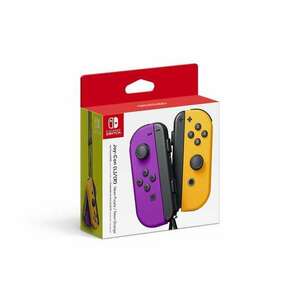 Nintendo Switch Joy-Con Neon Purple/ Neon Orange Vezeték nélküli kontroller kép