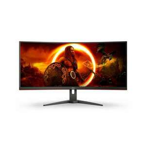 AOC Ívelt Gaming 144Hz VA monitor 34" CU34G2XE/BK, 3440x1440, 21: 9, 300cd/m2, 1ms, 2xHDMI/DisplayPort kép