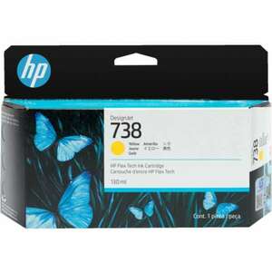 HP 498N7A Patron Yellow 130ml No.738 kép