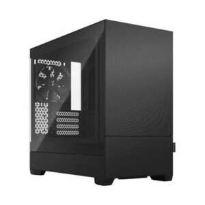 Fractal Design FD-C-POS1M-02 Pop Mini Silent táp nélküli ablakos mATX ház Black TG Clear Tint fekete kép