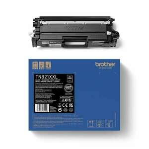 Brother TN-821XXLBK (15000 oldal) Fekete Eredeti toner kép