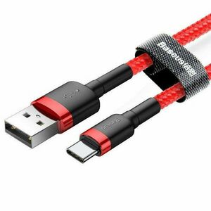 USB-USB-C kábel Baseus Cafule 2A 3m (piros) kép