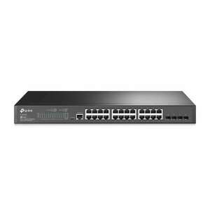 TP-Link TL-SG3428 Switch 24x1000Mbps + 4xGigabit SFP + 2xkonzol port, Menedzselhető, TL-SG3428 kép