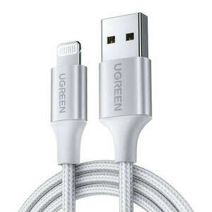 Lightning kábel USB UGREEN 2.4A US199, 2m (ezüst) kép