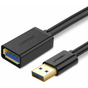 UGREEN 0, 5 m-es hosszabbító USB 3.0 kábel (fekete) kép