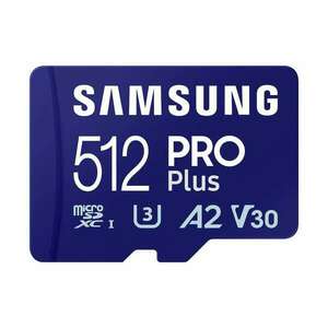 512GB microSDXC Samsung Pro Plus U3 A2 V30 + kártyaolvasó (MB-MD512SB/WW) (MB-MD512SB/WW) kép